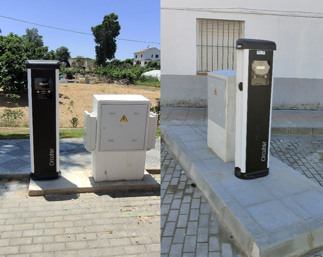 Punto de recarga vehículo eléctrico